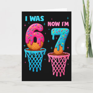 Carte Anniversaire 7 Ans J'avais 6 Ans Maintenant J'ai 7