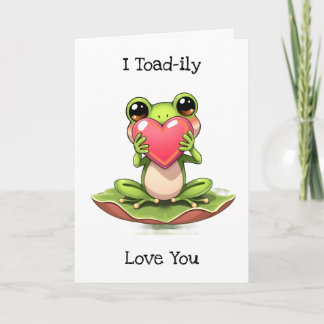 Carte Anniversaire à thème de la grenouille mûre