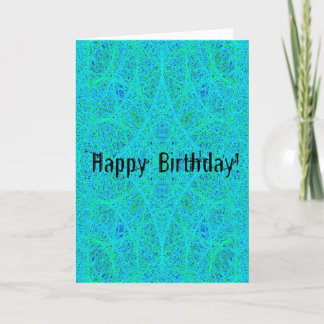 Carte Anniversaire Abstrait