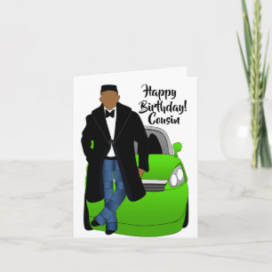 Carte Anniversaire afro-américain personnalisable