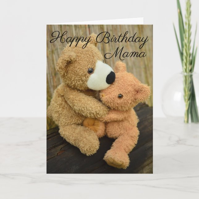 Carte Anniversaire - Aimez-vous maman (Devant)