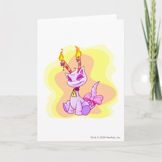 Carte Anniversaire Aisha (Devant)