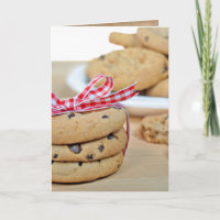 anniversaire ami chocolat chips biscuits avec arc