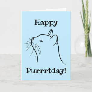 Carte Anniversaire Amoureux des chats