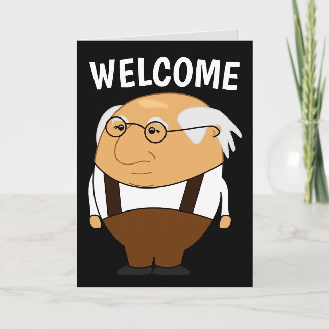 CARTE ANNIVERSAIRE AMUSANT DE L'ANNIVERSAIRE SUR LA COLL (Devant)