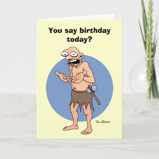 Carte Anniversaire amusant de "Over the Hill" (Devant)