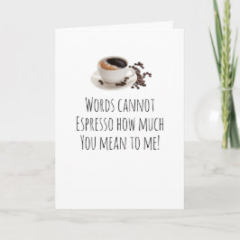Carte Anniversaire, Anniversaire, Café Card