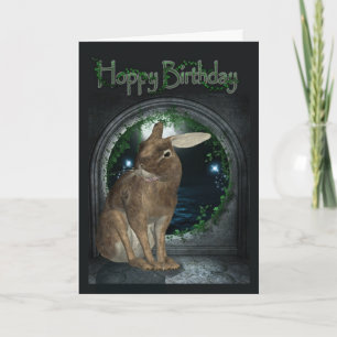 Carte Anniversaire - Anniversaire Espèce Avec Lapi
