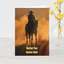 Anniversaire avec Country Western Cowboy Pour lui