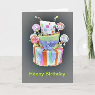 Carte Anniversaire avec Fantastic Cake