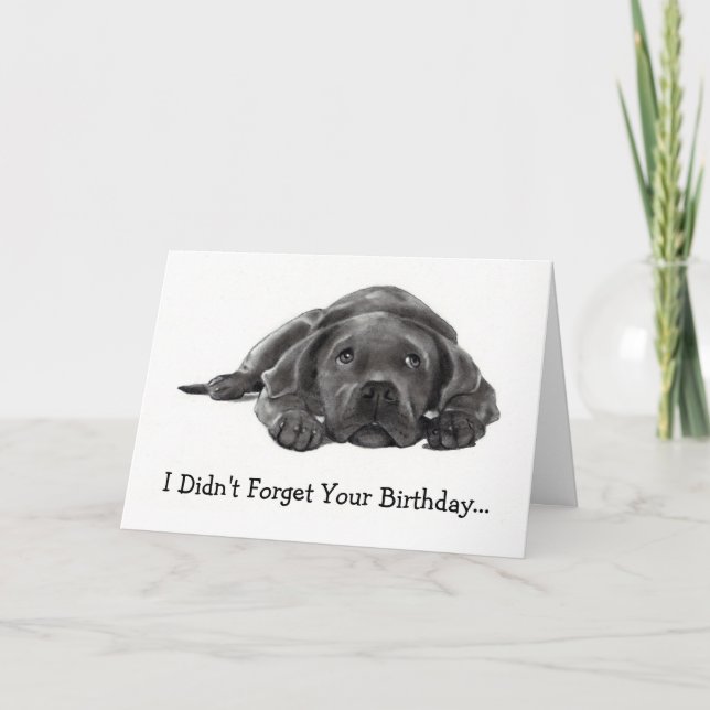 CARTE ANNIVERSAIRE BATTU : N'A PAS OUBLIÉ : TROP FOU, CH (Devant)