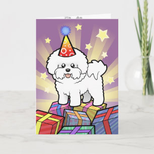 Carte Anniversaire Bichon Frise