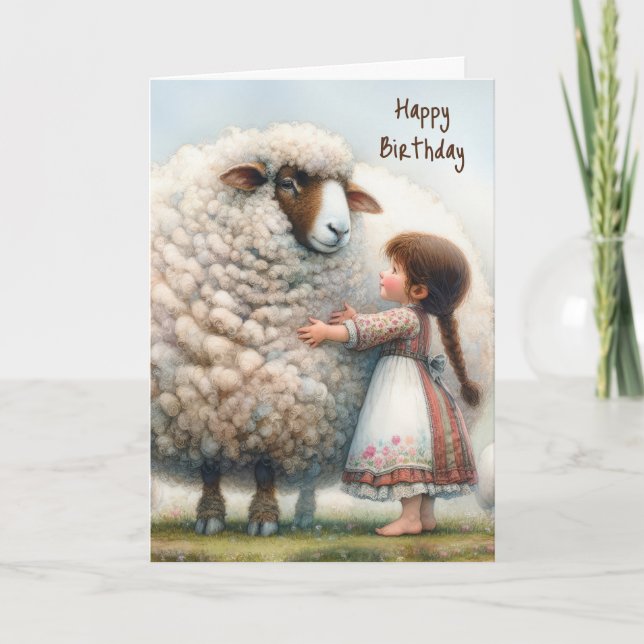 Carte Anniversaire Big Ewe (Devant)