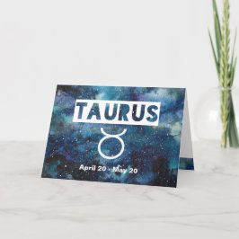 Carte Anniversaire bleu de galaxie d'aquarelle de