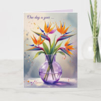 Anniversaire Bouquet Fleur Oiseau du Paradis