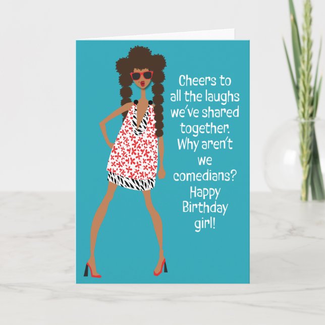 Carte Anniversaire - Bravo à tous les rires (Devant)
