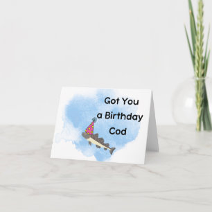 Carte Anniversaire Cabine Poisson Carte amusante