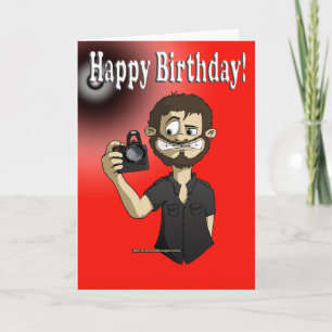 Carte anniversaire cameraman 2
