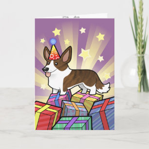 Carte Anniversaire Cardigan Welsh Corgi