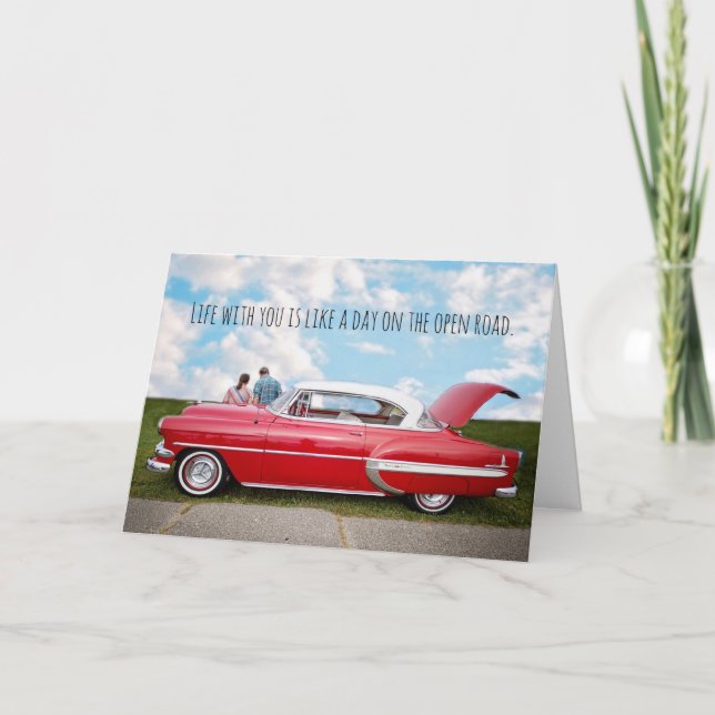 Carte Anniversaire Classique Américaine (Devant)