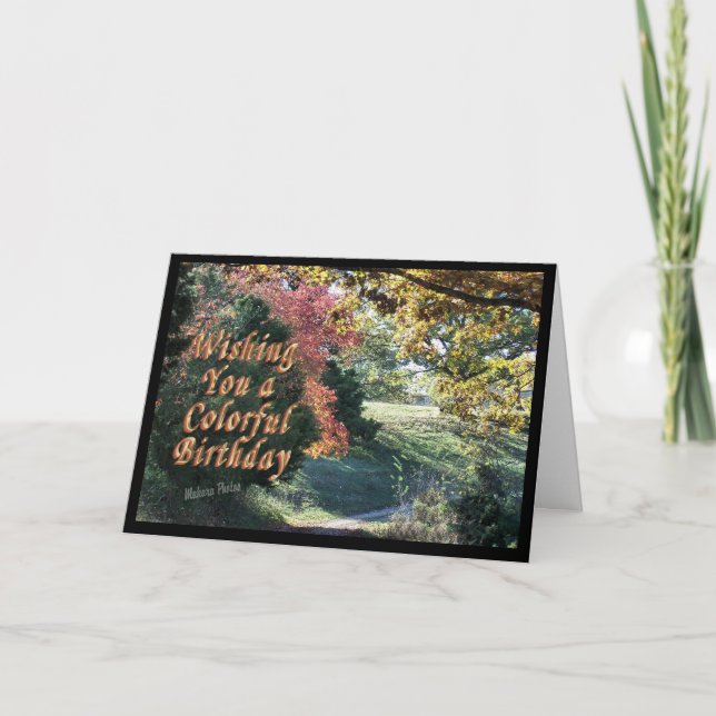 Carte Anniversaire colorée-personnaliser-la (Devant)