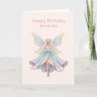 Anniversaire Couleurs Pastel Ange Féérique Magique