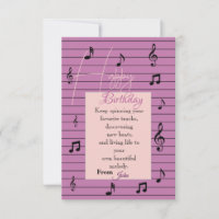 Anniversaire d'amateur de musique