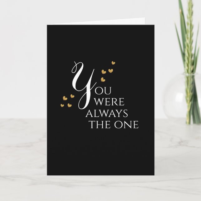 Carte Anniversaire d'amour Valentine Mariage Lover Her (Devant)