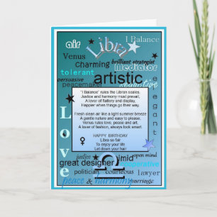 CARTE ANNIVERSAIRE DE BALANCE