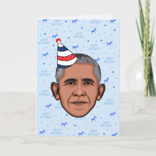 CARTE ANNIVERSAIRE DE BARACK OBAMA