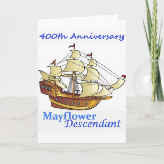Carte Anniversaire de bateau de navigation de descendant