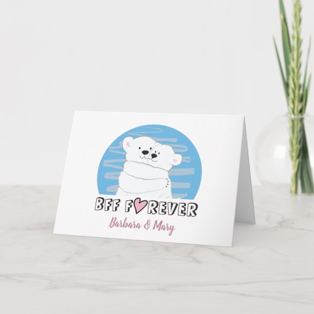 Carte Anniversaire de BFF (Devant)