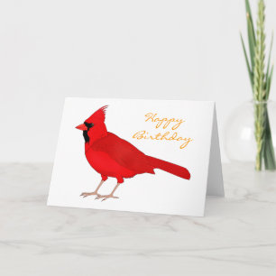 Carte Anniversaire de cardinal de claret