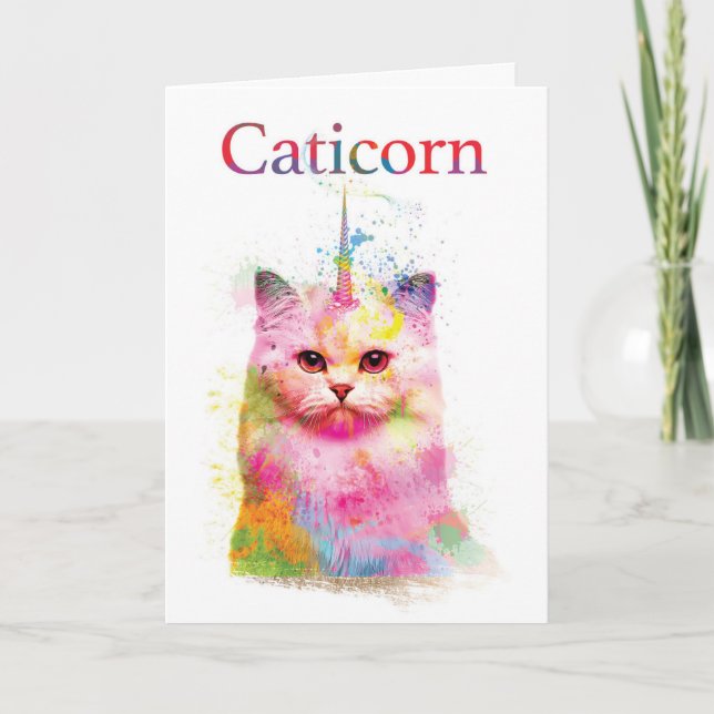 Carte Anniversaire de Caticorn (Devant)