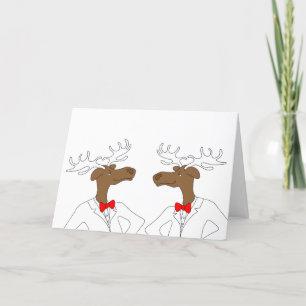 Carte Anniversaire de deux Bucks