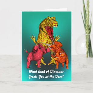 Carte Anniversaire de Dinosaur