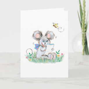 Carte Anniversaire de enfant Bunny mignonne