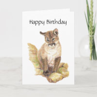 Anniversaire de Fect de ronronnement, puma, puma,