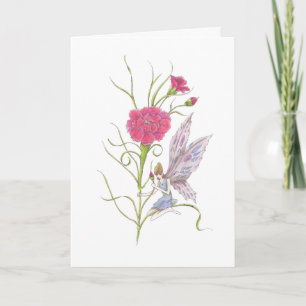 Carte Anniversaire de fée de janvier