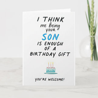 Carte anniversaire de fils, joyeux anniversaire