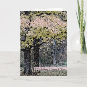 Carte Anniversaire de Forest Pastel