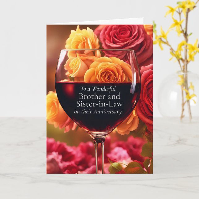Carte Anniversaire de Frère et Soeur en droit (Fleur jaune)