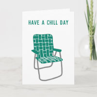 Anniversaire de frissons Chill Rétro Lawn Chaise A