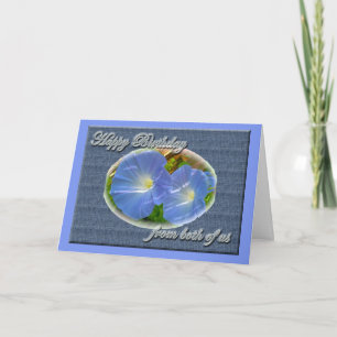 Carte Anniversaire de gloire de matin de tous les deux