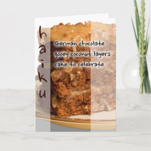 Carte Anniversaire de Haiku