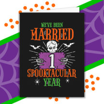 Anniversaire de Halloween Spooktacular 1er Mariage