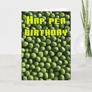 Carte Anniversaire de Hap Pea