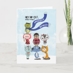 Carte Anniversaire de hippie