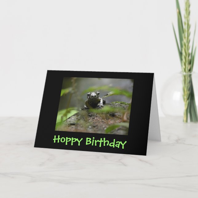 Carte Anniversaire de houblon (Devant)