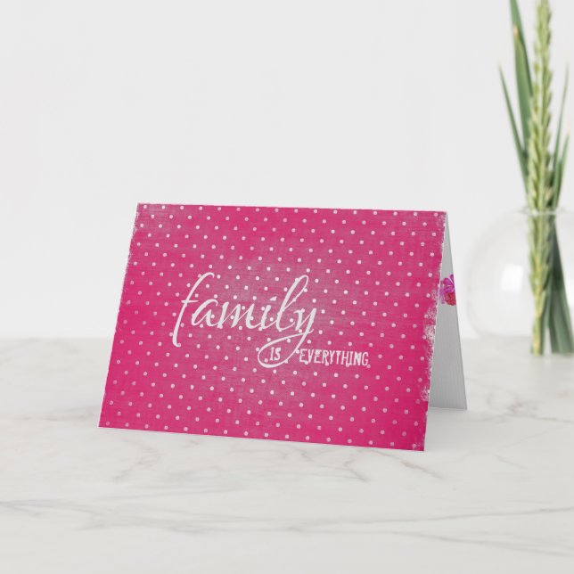 Carte anniversaire de la belle-fille polka dot (Devant)